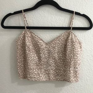 Express Linen Crop Top